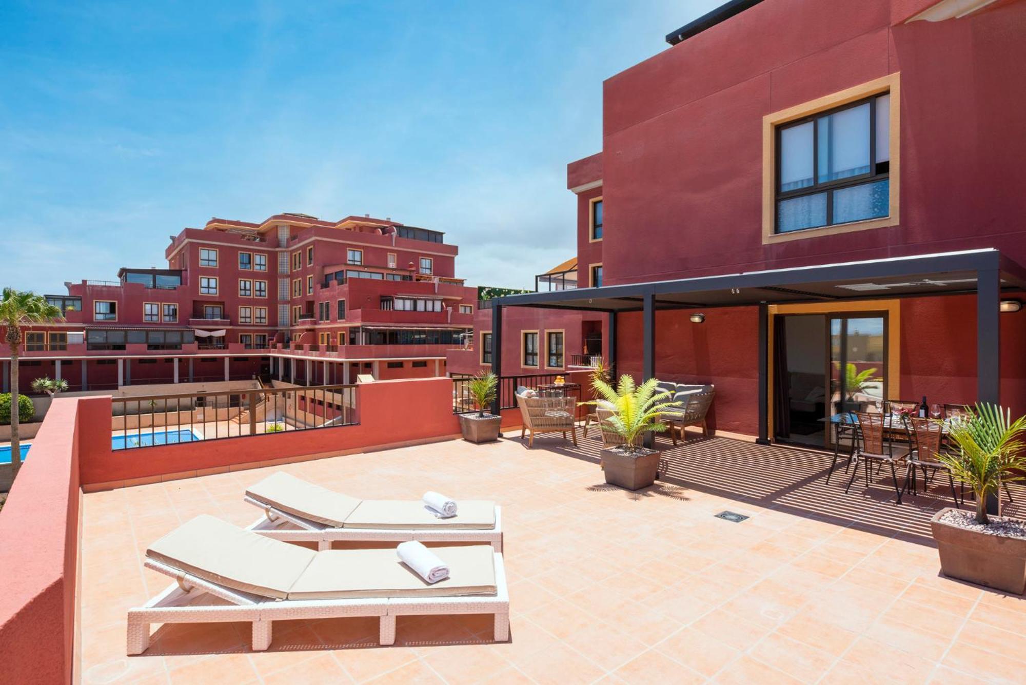Medano4You The Terrace Holiday Home El Medano  Bagian luar foto